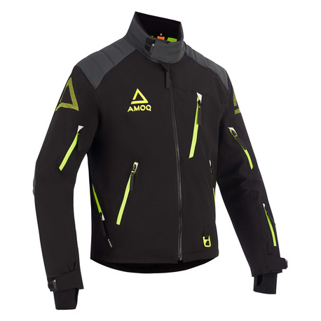 AMOQ Caliber Takki Musta/Harmaa/Hivis